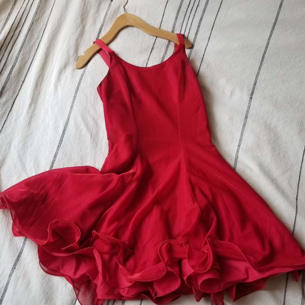 Rivar's Vintage Red Mini-Dress